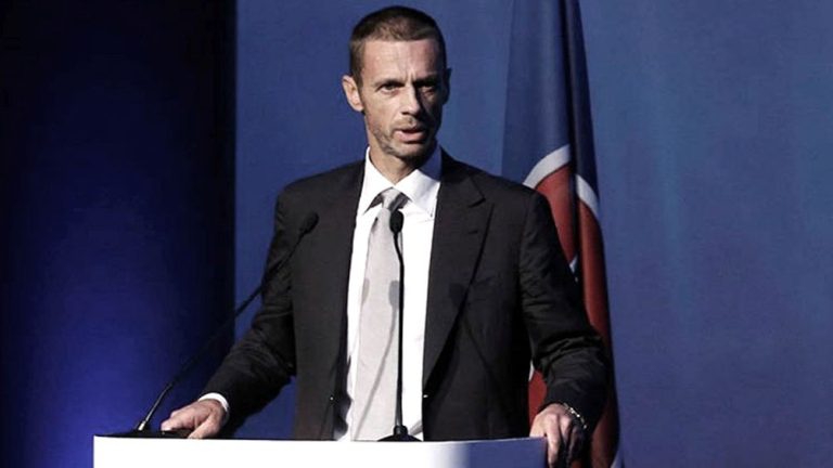 El presidente de UEFA vaticina que el fútbol con espectadores volverá pronto