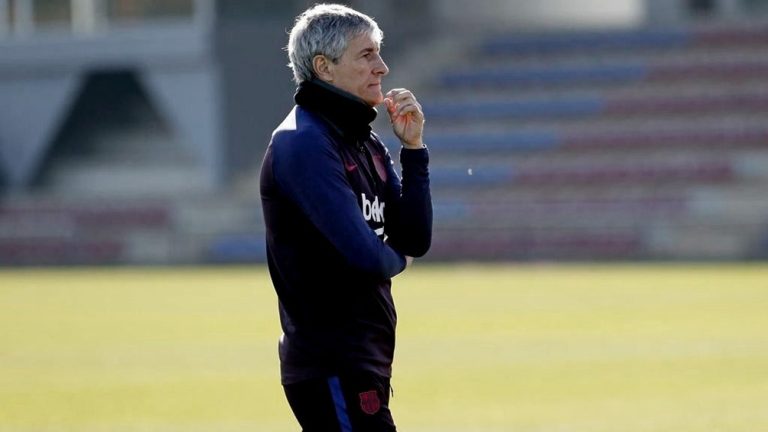 Quique Setién: «Si no le ganamos al Atlético las chances del título se complicarán»