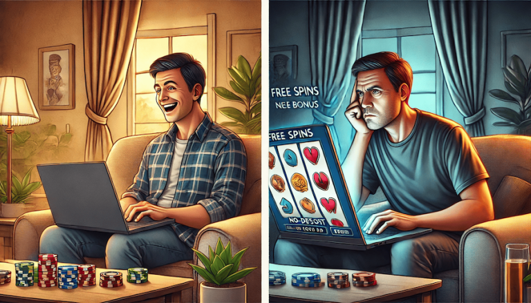 Disfrutar del juego online con tiradas gratis como entretenimiento versus la presión de intentar ganar dinero real rápidamente.