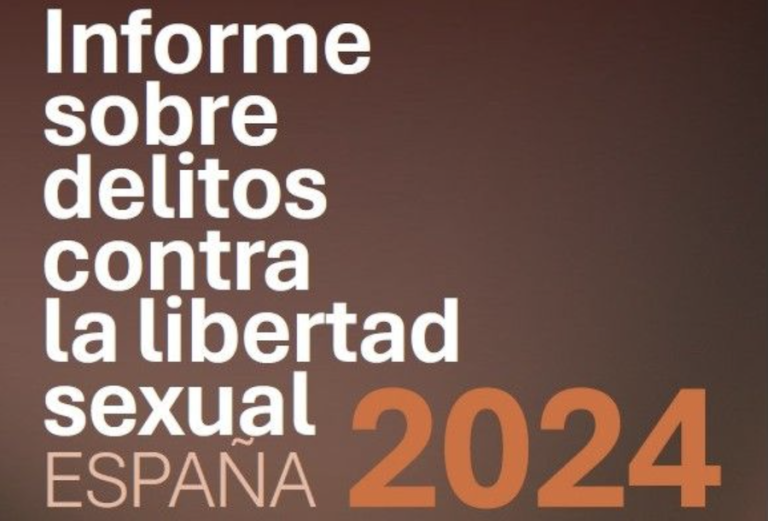 Detalle del cartel del informe | Foto del Ministerio del Interior