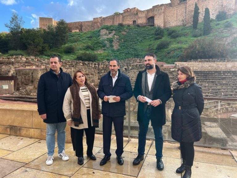 El PSOE reclama medidas urgentes para frenar el deterioro de La Alcazaba y Gibralfaro
