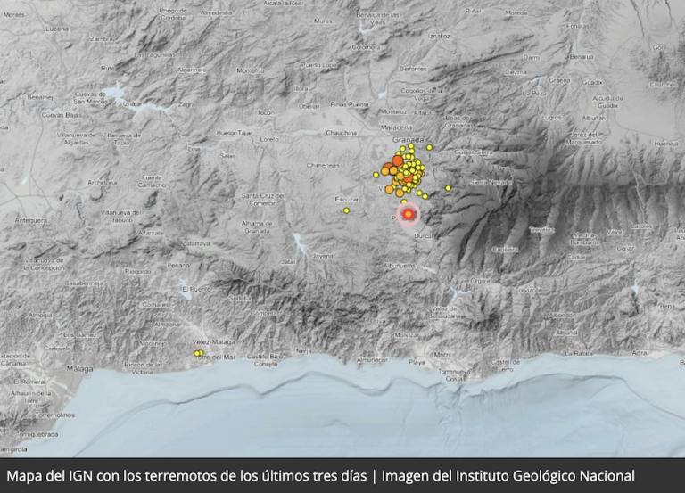 Nuevo terremoto de 4,7 sacude Granada y se siente en toda la provincia